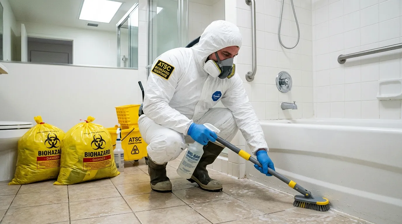 Decontamination equipment deployed for Blood Cleanup in West Freehold